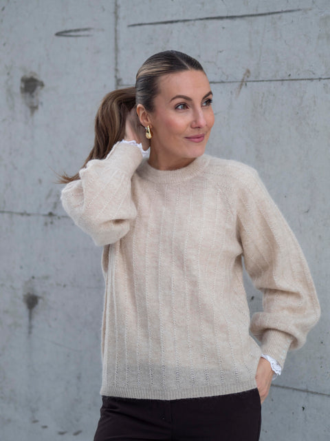 Amalie Pullover Beige