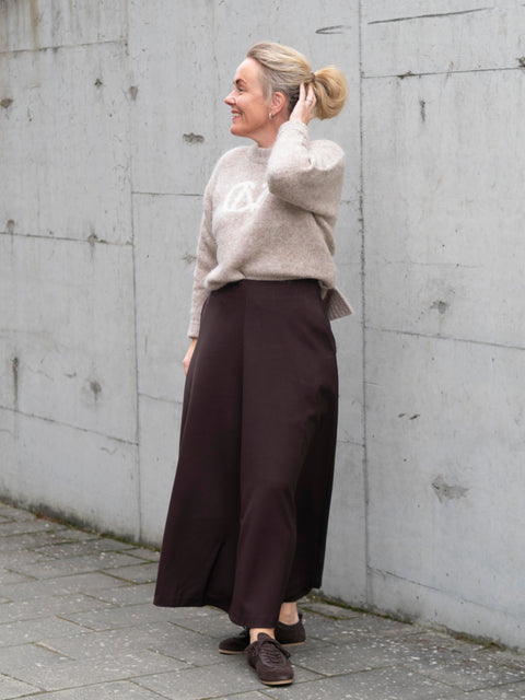 Tailor Skirt Brun