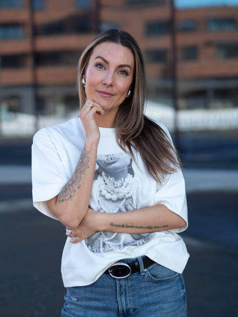 Muse-tee perle Offwhite