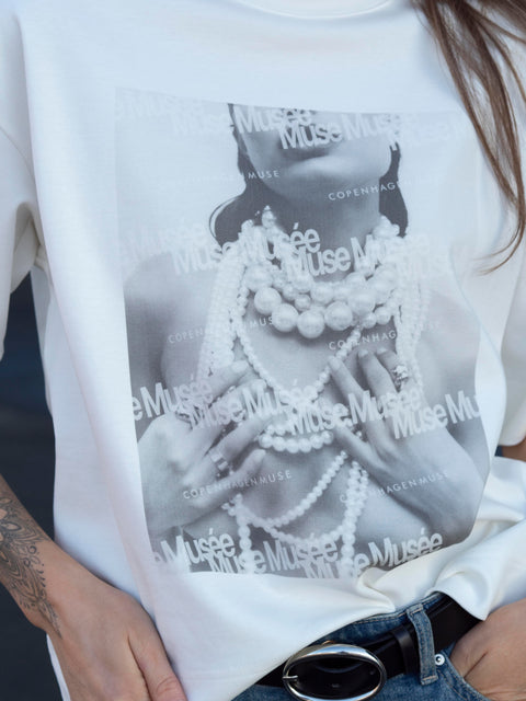 Muse-tee perle Offwhite