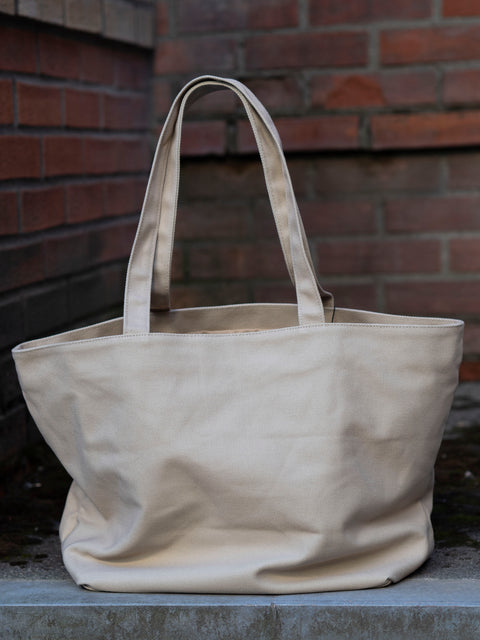 Jr-Double tote bag Taupe