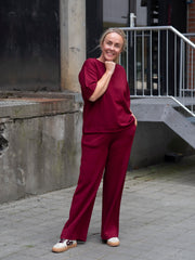 Gincette Pant Burgunder