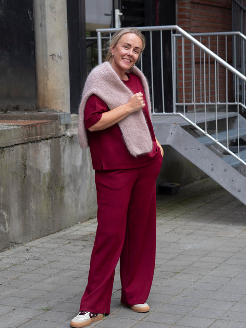 Gincette Pant Burgunder