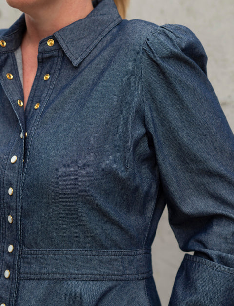 Denim MIni Dress Denim