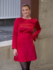Vima open back dress Rød
