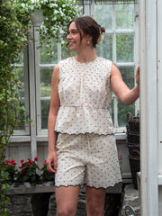 Dobby Shorts Beige
