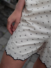 Dobby Shorts Beige