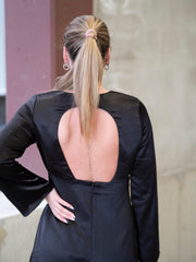 Vima open back dress Sort