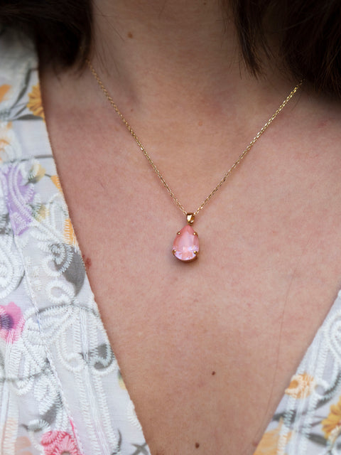 Mini drop necklace Flamingo Ignite