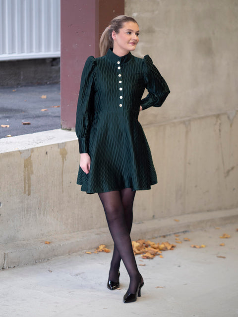 Ripple LS Dress Grønn