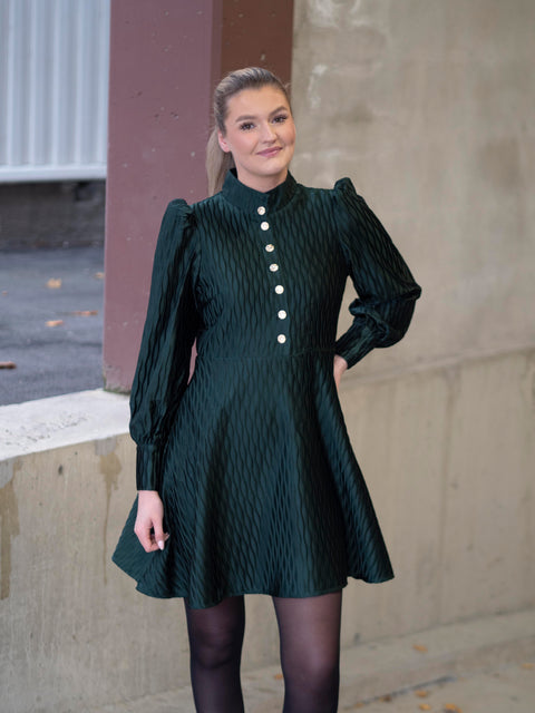 Ripple LS Dress Grønn