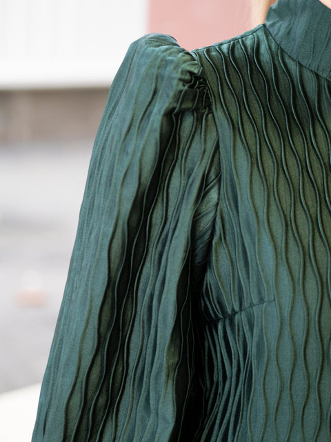 Ripple LS Dress Grønn
