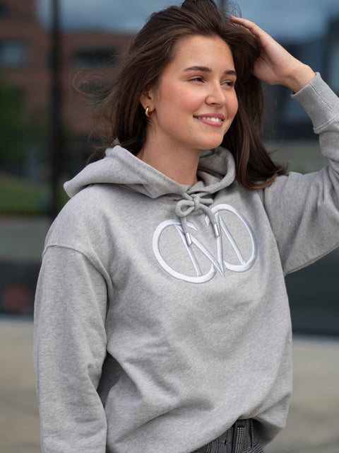 Roco-sweatshirt Lys Grå Melert