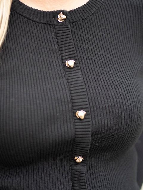 Floma Ls Knit Pullover Sort