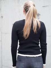 Floma Ls Knit Pullover Sort
