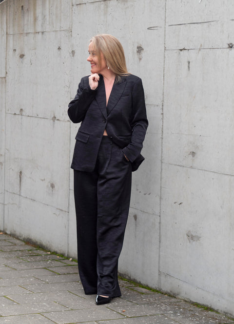 Spencer Loose Blazer Sort