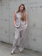 Vilka Sun Ekstra Wide Pant Beige
