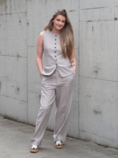 Vilka Sun Ekstra Wide Pant Beige