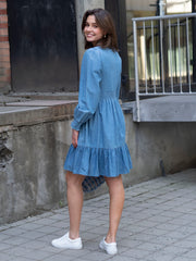 Rosa Miluna Dress Lysblå