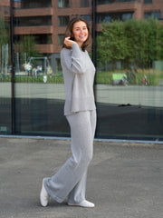 Babette Pullover Lysegrå