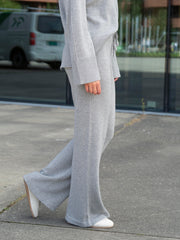 Babette Knit Pant Lysegrå