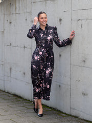 Satin Belt Dress Sort
