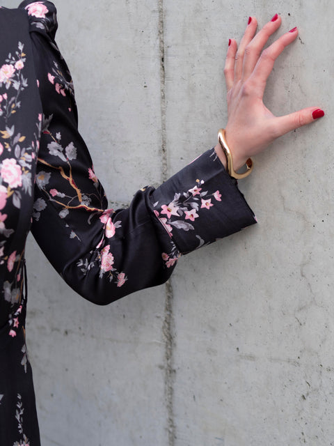Satin Belt Dress Sort