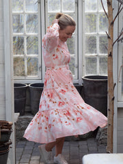 Billa Long Dress Rosa