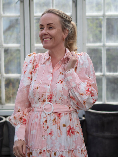 Billa Long Dress Rosa