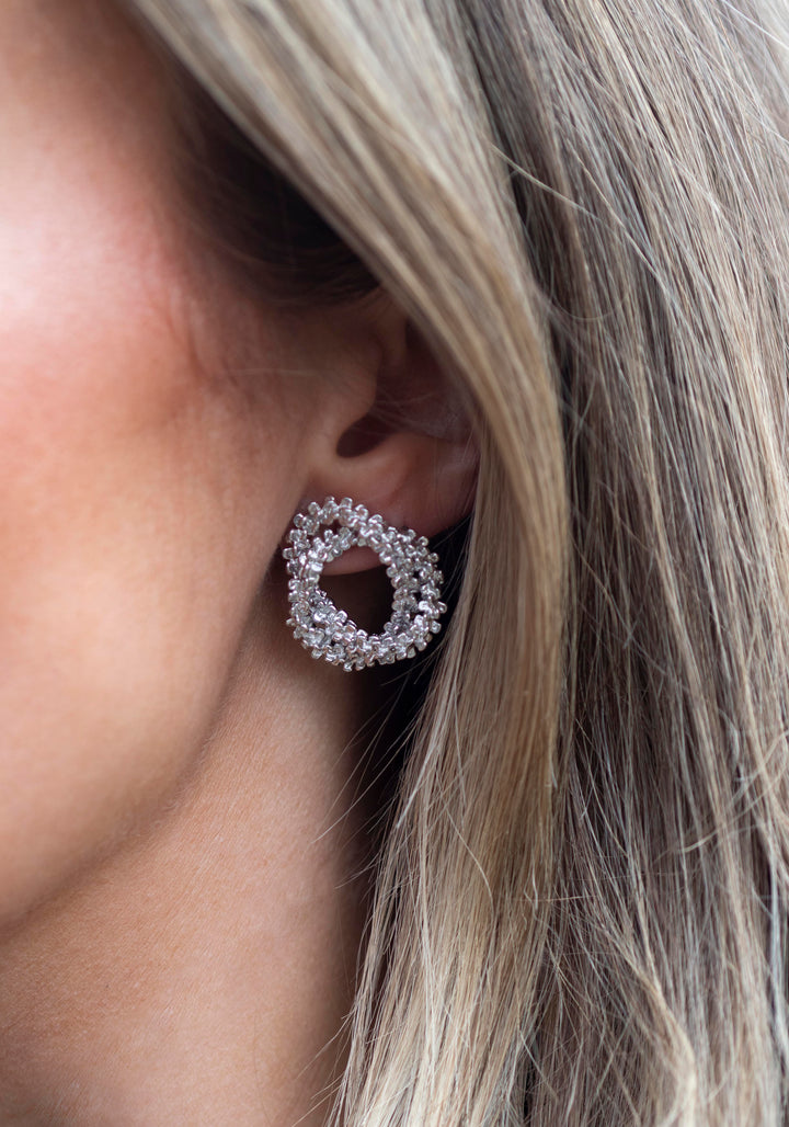 Gemma knot earrings Sølv