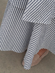 Seersucker Shirt Dress Striper