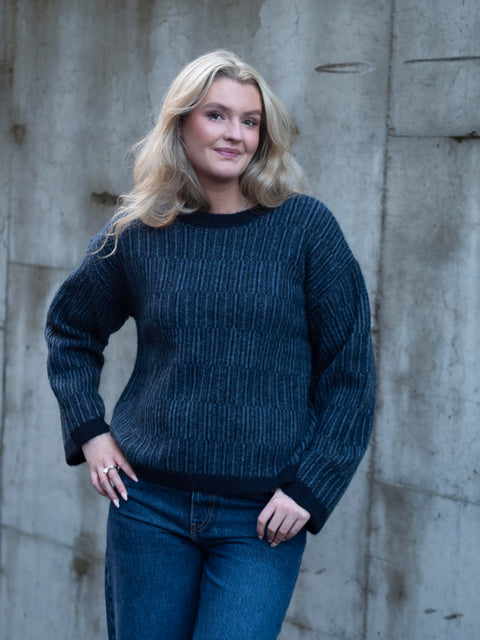 Alva Knit Blå