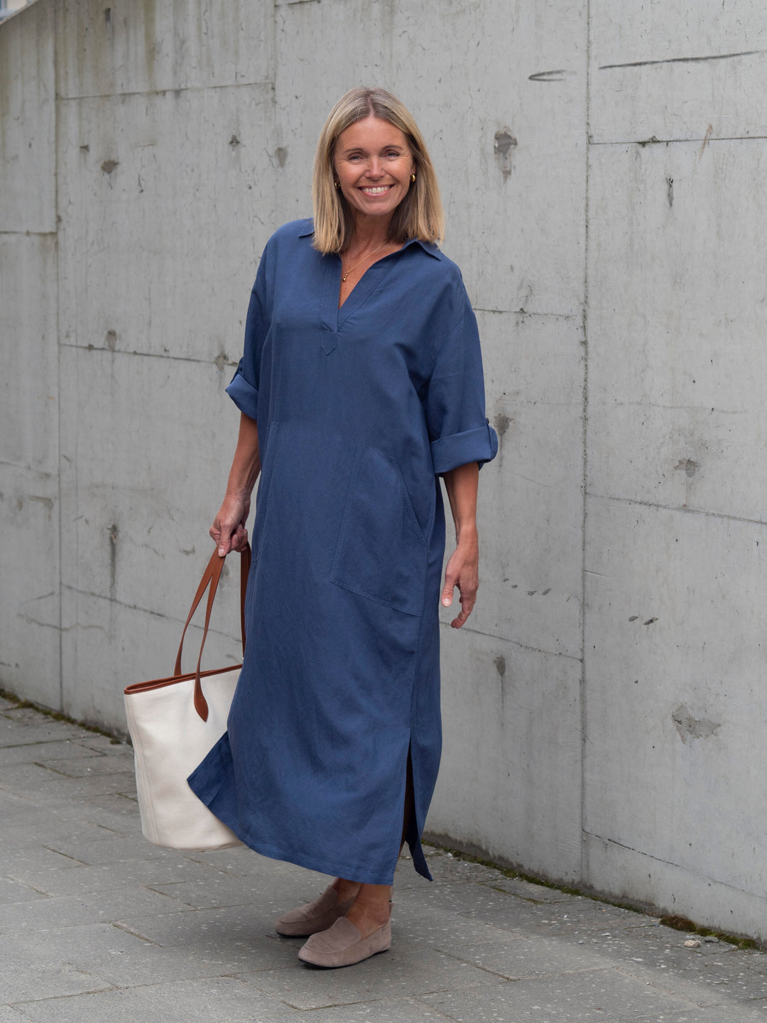 Canvas Tote Bag Brun