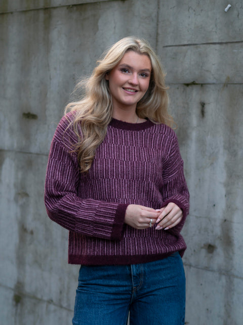 Alva Knit Burgunder