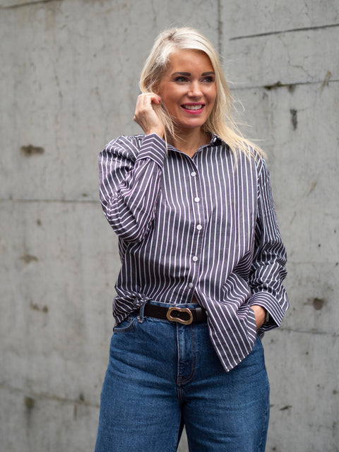 Fritilia shirt Brun