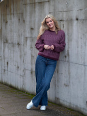 Alva Knit Burgunder