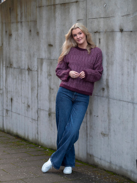 Alva Knit Burgunder