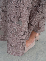 Agatha Fitted Dress Lysebrun