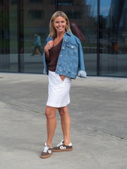 Evensas skirt Hvit