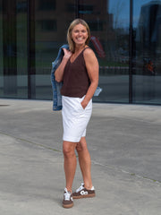 Evensas skirt Hvit