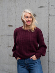 Amalie Pullover Burgunder