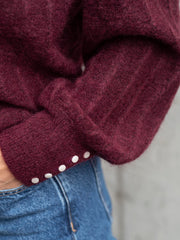 Amalie Pullover Burgunder