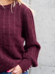 Amalie Pullover Burgunder