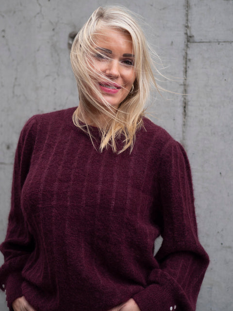 Amalie Pullover Burgunder