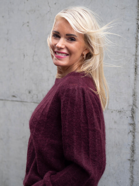Amalie Pullover Burgunder