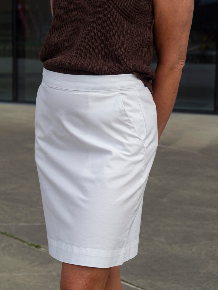 Evensas skirt Hvit