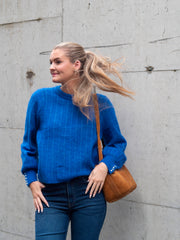 Amalie Pullover Koboltblå