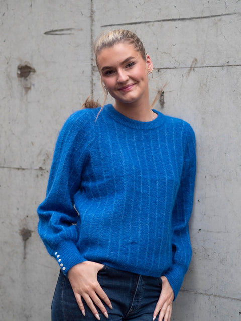 Amalie Pullover Koboltblå