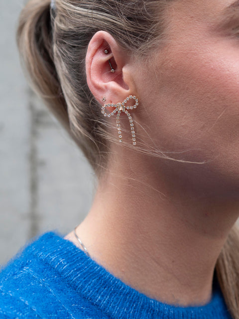Elisha Rhinestone Earrings Gull