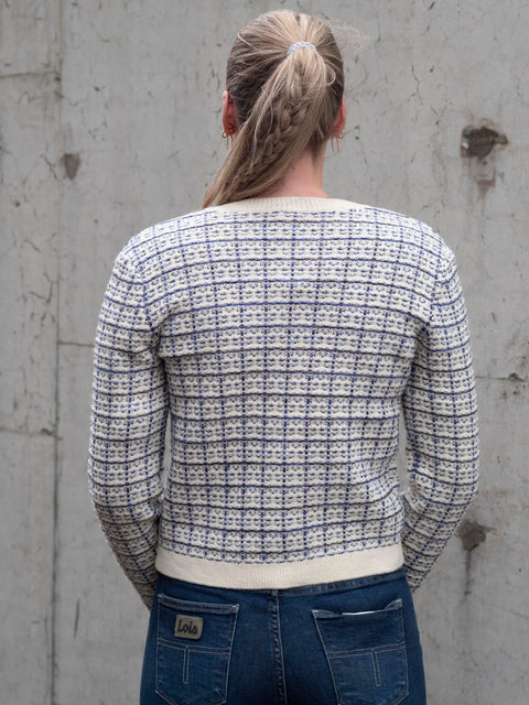 Livia Short knit cardigan Beige